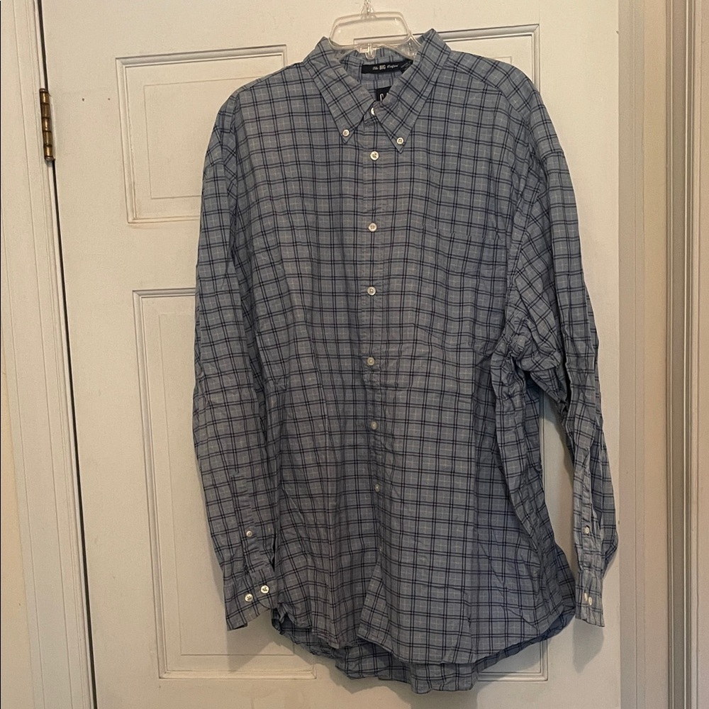 Gap Blue Checkered Men's Shirt